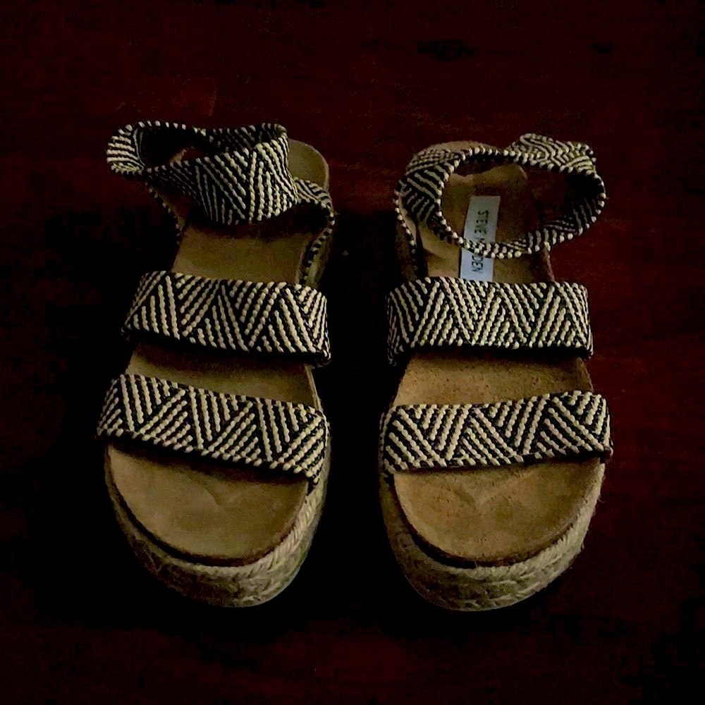 Steve Madden platform sandals espadrilles